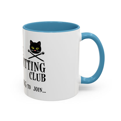 Vampire Knitting Club Mug. Exclusive Vampire Knitting Club merchandise by Nancy Warren.