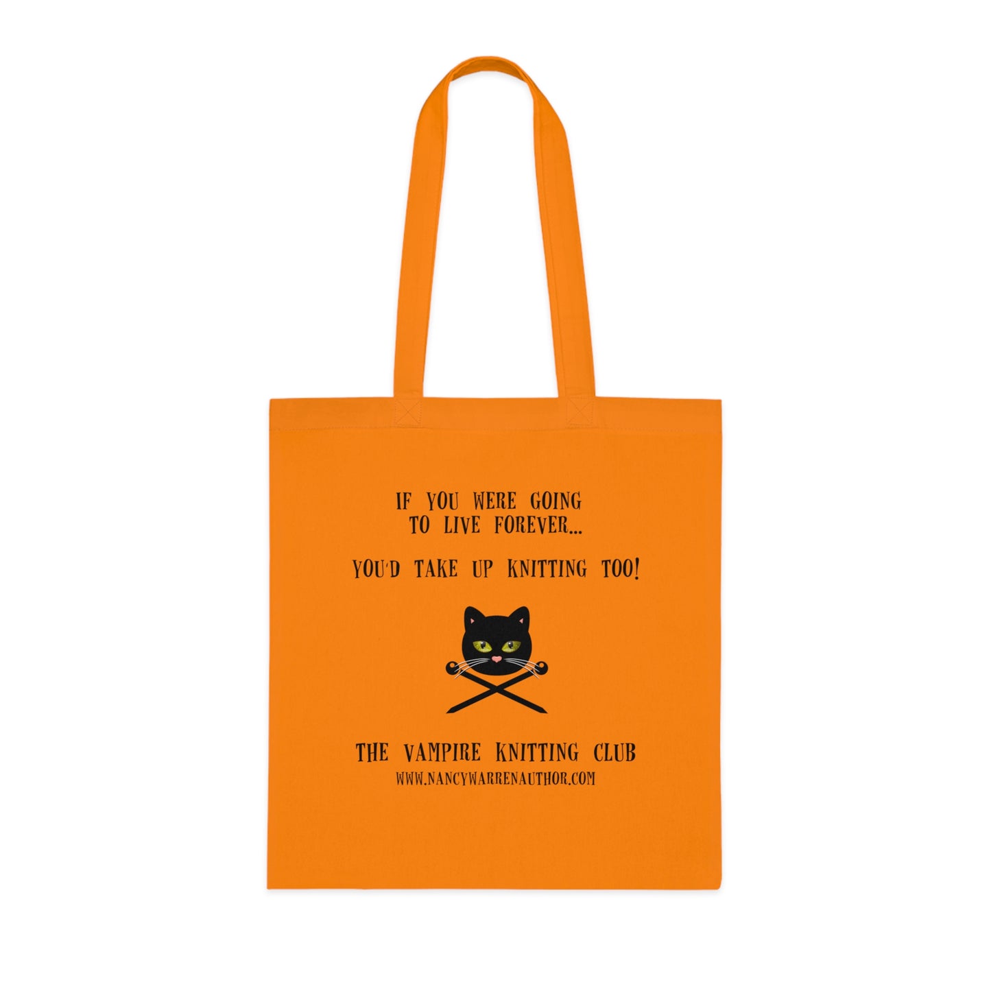 Cotton Tote Knitting Bag