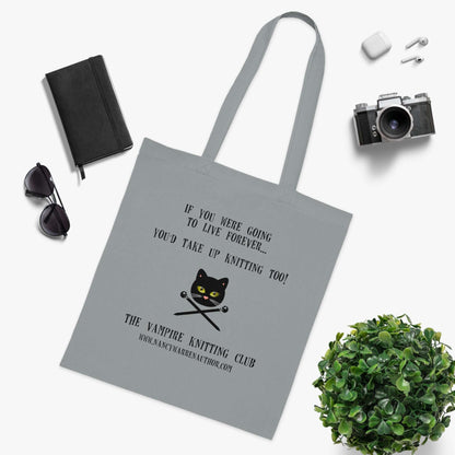 Cotton Tote Knitting Bag Carry your knitting in style with this exclusive design.