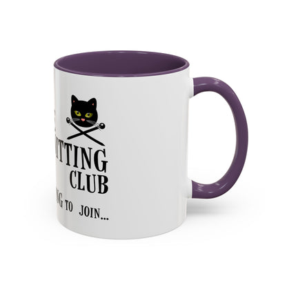 Vampire Knitting Club Mug. Exclusive Vampire Knitting Club merchandise by Nancy Warren.