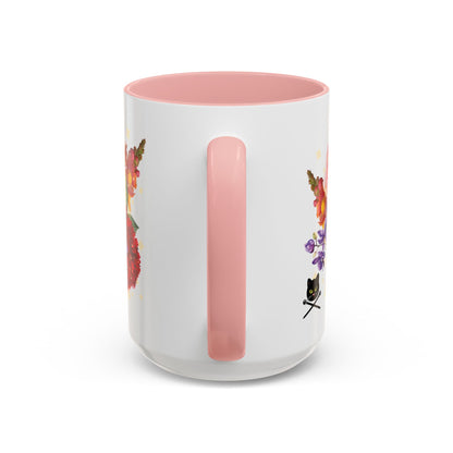 Magical Flowers Mug (11, 15oz). Exclusive Village Flower Shop Mysteries merchandise from Nancy Warren