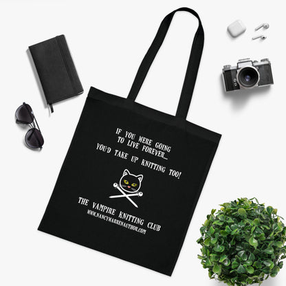 Cotton Tote Knitting Bag Carry your knitting in style with this exclusive design.