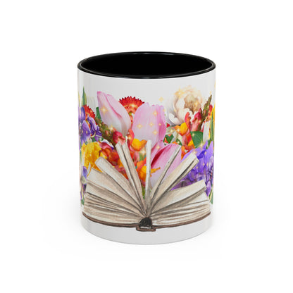 Magical Flowers Mug. Exclusive Village Flower Shop Mysteries merchandise from Nancy Warren.