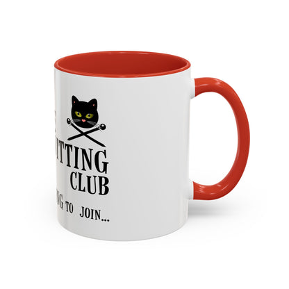 Vampire Knitting Club Mug. Exclusive Vampire Knitting Club merchandise by Nancy Warren.