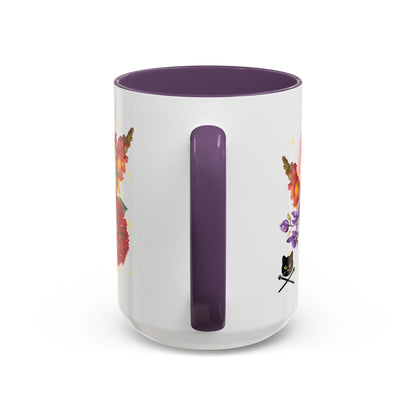 Magical Flowers Mug (11, 15oz). Exclusive Village Flower Shop Mysteries merchandise from Nancy Warren