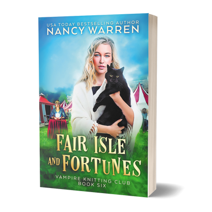 Signed paperbacks for UK readers is a paranormal cozy mystery by bestselling author Nancy Warren