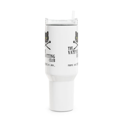 Vampire Knitting Club Insulated Large Travel Mug, 1.2l Exclusive Vampire Knitting Club merchandise by Nancy Warren