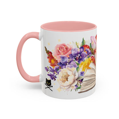 Magical Flowers Mug (11, 15oz). Exclusive Village Flower Shop Mysteries merchandise from Nancy Warren