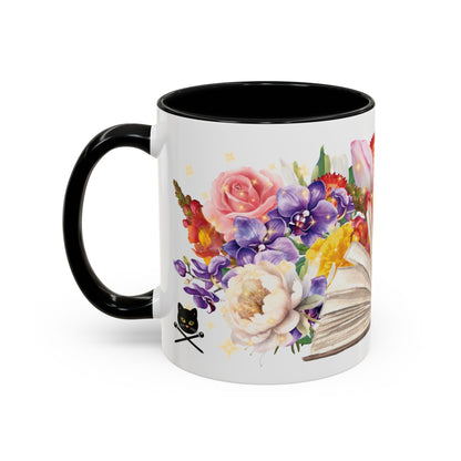 Magical Flowers Mug (11, 15oz). Exclusive Village Flower Shop Mysteries merchandise from Nancy Warren