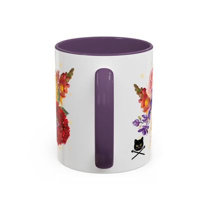 Magical Flowers Mug (11, 15oz). Exclusive Village Flower Shop Mysteries merchandise from Nancy Warren