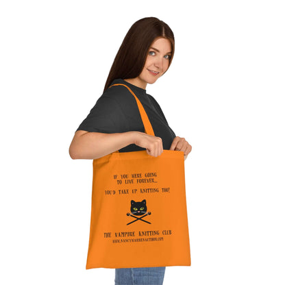 Cotton Tote Knitting Bag Carry your knitting in style with this exclusive design.