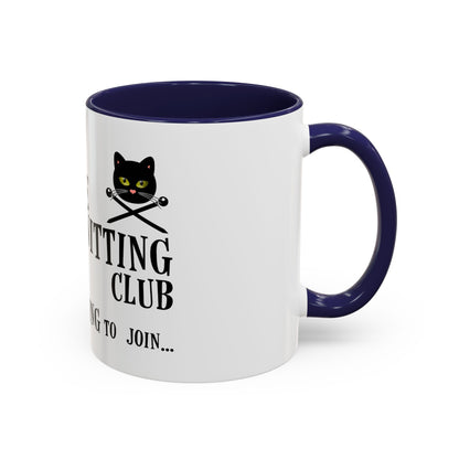 Vampire Knitting Club Mug. Exclusive Vampire Knitting Club merchandise by Nancy Warren.