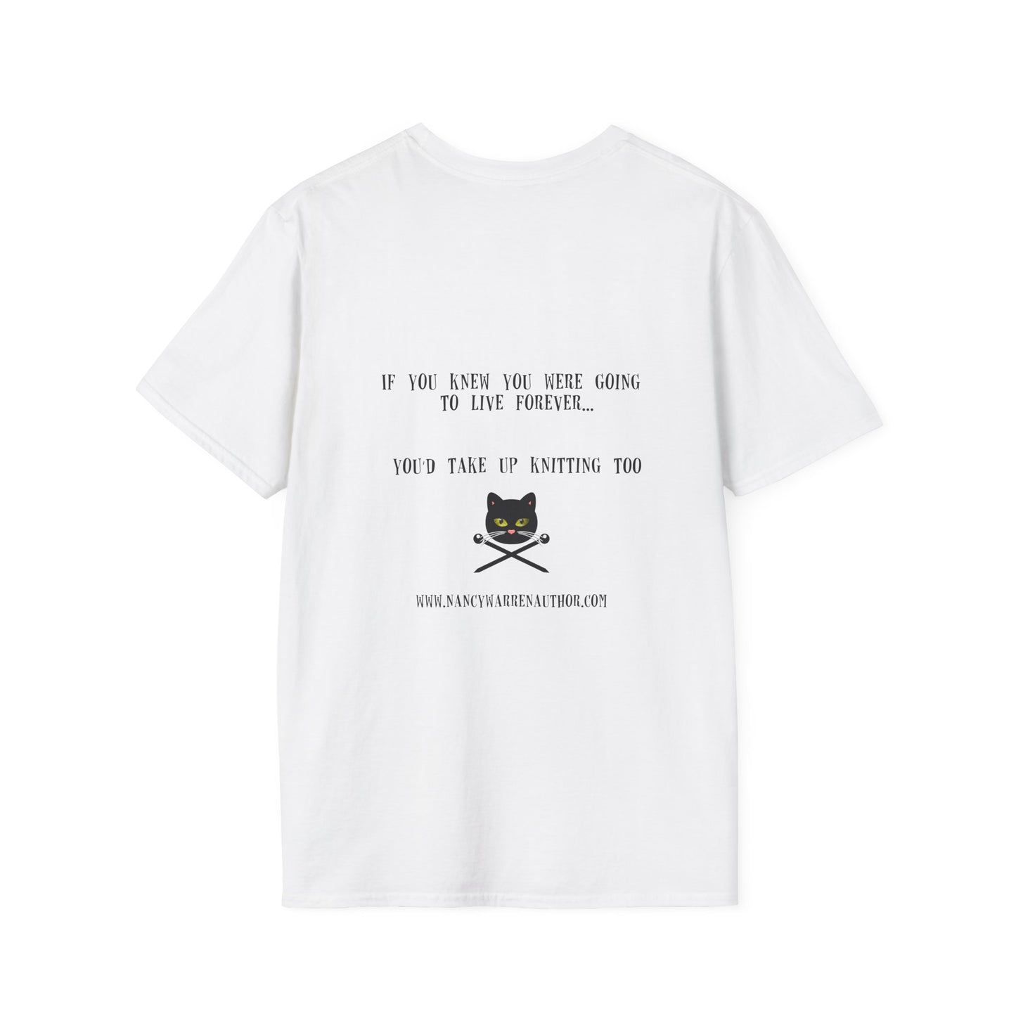 Vampire Knitting Club Unisex T-Shirt: Live forever (Up to 5XL)