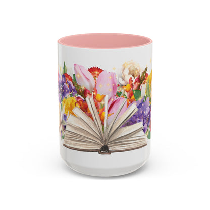 Magical Flowers Mug (11, 15oz). Exclusive Village Flower Shop Mysteries merchandise from Nancy Warren