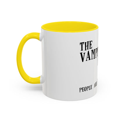 Vampire Knitting Club Mug. Exclusive Vampire Knitting Club merchandise by Nancy Warren.