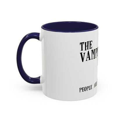 Vampire Knitting Club Mug. Exclusive Vampire Knitting Club merchandise by Nancy Warren.