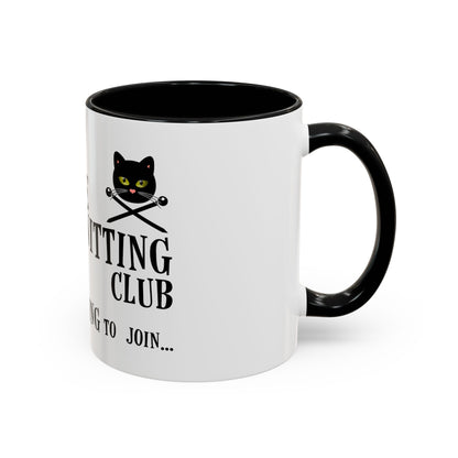 Vampire Knitting Club Mug. Exclusive Vampire Knitting Club merchandise by Nancy Warren.