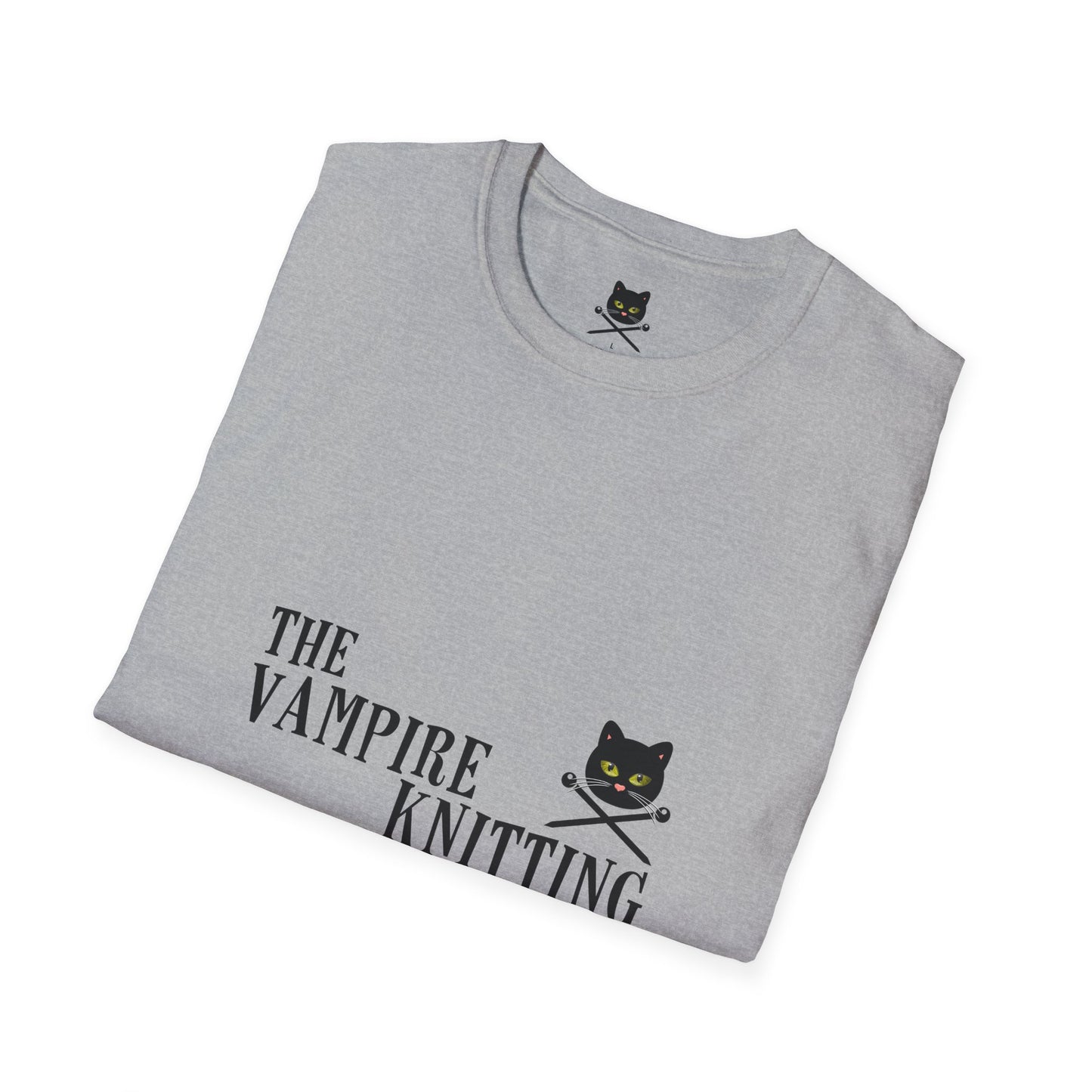 Vampire Knitting Club Unisex T-shirt: Dying to join (Up to 5XL)