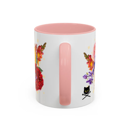 Magical Flowers Mug. Exclusive Village Flower Shop Mysteries merchandise from Nancy Warren.